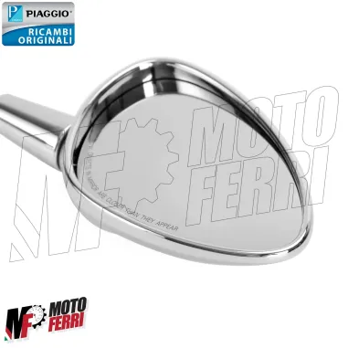 MF5780 Specchio specchietto Destro Cromato Vespa Sprint 50 125 150 mod 2014/2024