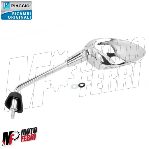 MF5781 Specchietto Sinistro Cromato per Vespa Sprint 50 125 150 mod 2014/2024