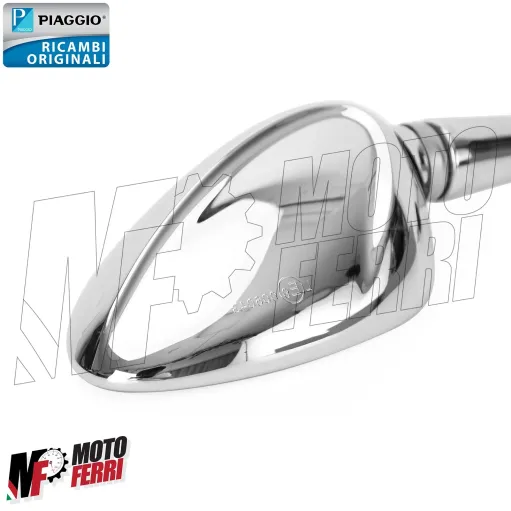 MF5781 Specchietto Sinistro Cromato per Vespa Sprint 50 125 150 mod 2014/2024