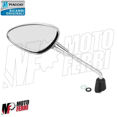 MF5781 Specchietto Sinistro Cromato per Vespa Sprint 50 125 150 mod 2014/2024