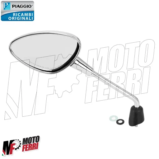 MF5781 Specchietto Sinistro Cromato per Vespa Sprint 50 125 150 mod 2014/2024