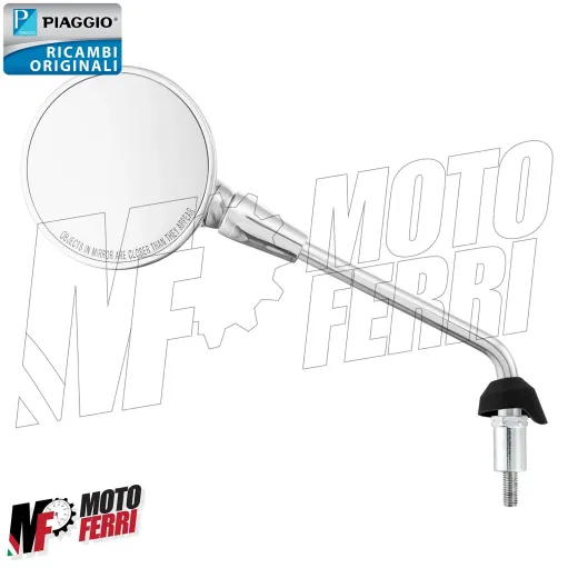 MF5782 Specchietto Sinistro Cromato Originale Vespa GTS 125 300 HPE 2018 / 2022
