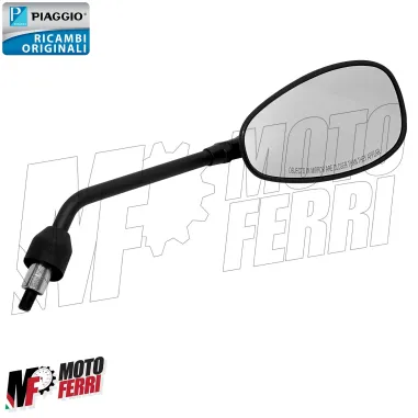 MF5786 Specchietto Destro Nero Originale Piaggio Beverly 300 350 mod 2011 / 2020