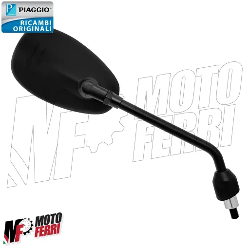 MF5786 Specchietto Destro Nero Originale Piaggio Beverly 300 350 mod 2011 / 2020