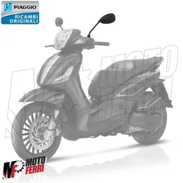 MF5787 Specchietto Sinistro Nero Originale Piaggio Beverly 300 350 mod 2011/2020 2