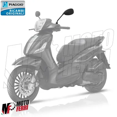 MF5787 Specchietto Sinistro Nero Originale Piaggio Beverly 300 350 mod 2011/2020
