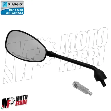MF5787 Specchietto Sinistro Nero Originale Piaggio Beverly 300 350 mod 2011/2020