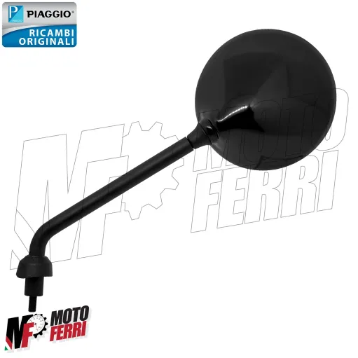 MF5788 Specchietto Sinistro Nero Originale Piaggio Liberty 50 125 150 iGet 15/24