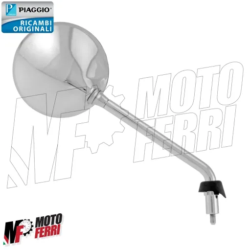 MF5790 - Specchietto Destro Cromato Originale Vespa LX 50 125 150 mod 2005/2014