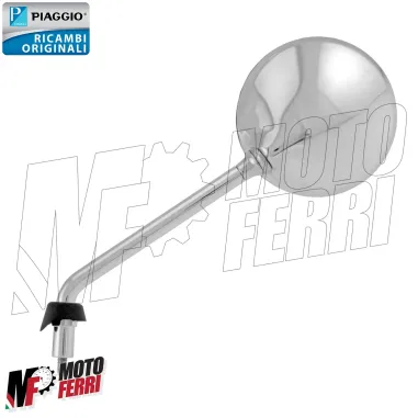 MF5791 Specchietto Sinistro Cromato Originale Vespa LX 50 125 150 mod 2005/2014
