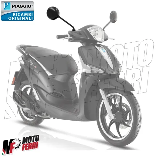 MF5789 Specchietto Destro Nero Originale Piaggio Liberty 50 125 150 iGet 15 - 24