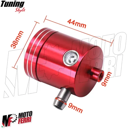 MF5794 - Serbatoio Vaschetta Liquido Olio Freno Anteriore Rosso Universale Moto