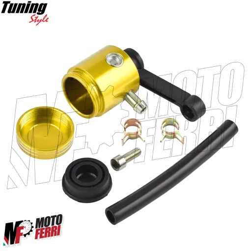 MF5795 Serbatoio Vaschetta Liquido Olio Freno Anteriore Oro Universale Moto