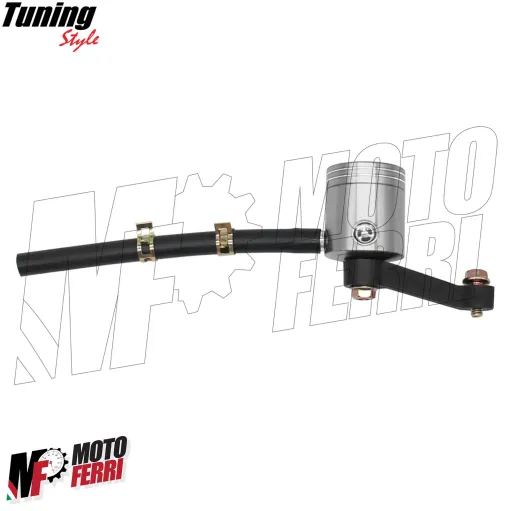 MF5797 - Serbatoio Vaschetta Liquido Olio Freno Anteriore Silver Universale Moto