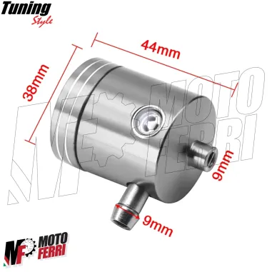 MF5797 - Serbatoio Vaschetta Liquido Olio Freno Anteriore Silver Universale Moto
