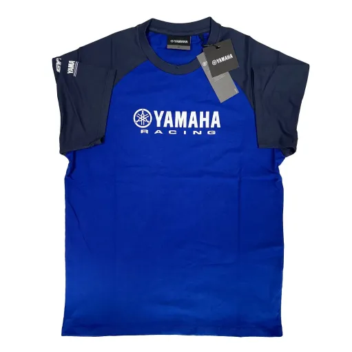 MF5799 Maglia T-Shirt Paddock Blu Uomo Originale Yamaha Racing maglietta