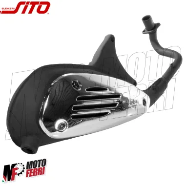 MF5802 Marmitta Sito Omologata Piaggio Liberty RST / Vespa ET4 LX 125 150 200