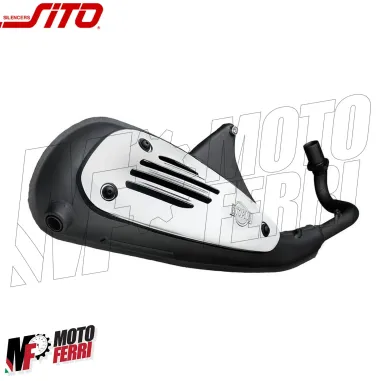 MF5802 Marmitta Sito Omologata Piaggio Liberty RST / Vespa ET4 LX 125 150 200