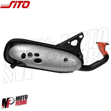 MF5804 Marmitta Sito Omologata Aprilia Scarabeo 50 2T 1993 a 1997 MOT Minarelli