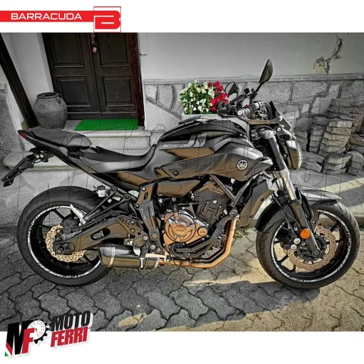 MF5808 Tamponi Protezione Telaio Barracuda per Yamaha MT-07 dal 2014 al 2024
