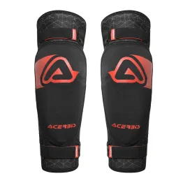 MF5825 Gomitiere Acerbis Soft Nero / Rosso Moto Cross Enduro Trial MTB Bambino