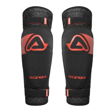 MF5825 Gomitiere Acerbis Soft Nero / Rosso Moto Cross Enduro Trial MTB Bambino