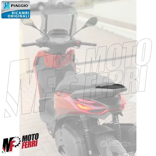 MF5827 Coperchio Portapacchi Originale Piaggio Beverly 300 310 400 HPE 2021 / 2025