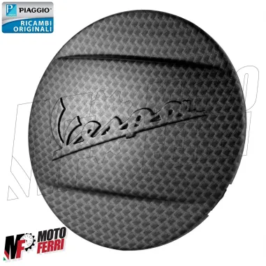 MF0955 Coperchio Carter Trasmissione Carbon Look Piaggio Vespa GTS 300 2008/2018