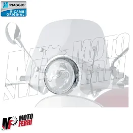 MF5838 Cornice Ghiera Cromata Faro Anteriore Piaggio Vespa Primavera 50 125 150 2