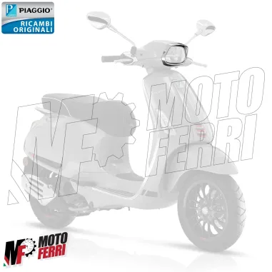 MF5839 Cornice Cromata Faro Anteriore Piaggio Vespa Sprint 50 125 150 da 2016 a 2024