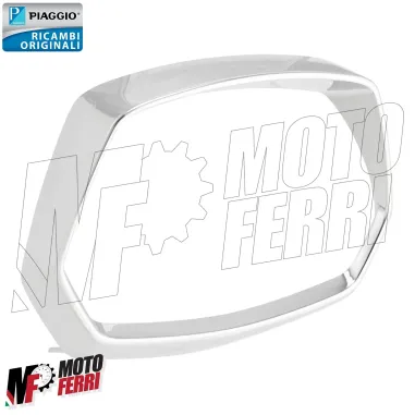 MF5839 Cornice Cromata Faro Anteriore Piaggio Vespa Sprint 50 125 150 da 2016 a 2024