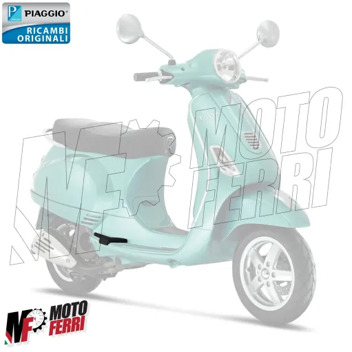 MF5845 Poggiapiedi Passeggero Destro Originale Vespa LX / LXV / S 50 125 150
