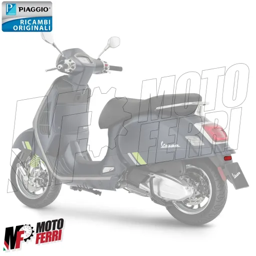 MF5850 Catarifrangente Catadriotto Targa Piaggio Vespa GTS Primavera Sprint 946