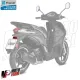MF5850 Catarifrangente Catadriotto Posteriore Targa Piaggio Liberty Medley MP3