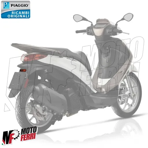 MF5850 Catarifrangente Catadriotto Posteriore Targa Piaggio Liberty Medley MP3