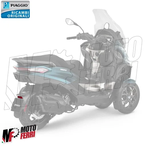 MF5850 Catarifrangente Catadriotto Posteriore Targa Piaggio Liberty Medley MP3