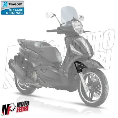 MF5853 Fodero Forcella Destra Nero Lucido Orig Piaggio Beverly 300 350 Police