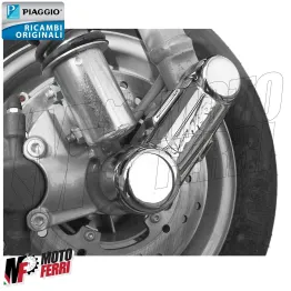 MF5856 Coperchio Forcella Cromato Originale Vespa PX 125 150 200 a Disco da 1998 2