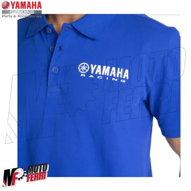 MF5759 Polo Paddock Blu Essential Uomo Originale Yamaha Racing