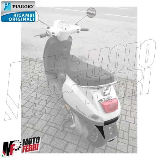 MF5860 Parafango Portatarga Posteriore Vespa LX / LXV 50 2T 4T mod 2005 / 2014