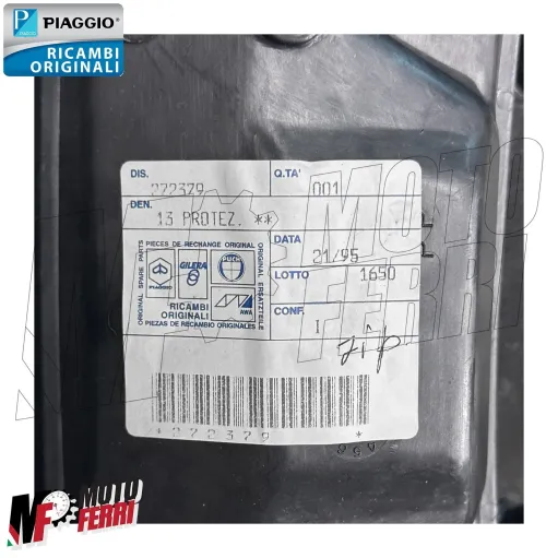 MF5861 - Parafango Portatarga Posteriore Piaggio ZIP RST SP Fast Rider 1993/2000