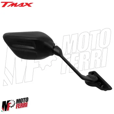 MF5891 Calotta Specchietti Nero Opaco Racing Yamaha TMax  530 560 mod 2015/2024