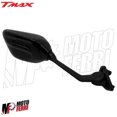 MF5892 Calotta Specchietti Nero Lucido Racing Yamaha TMax  530 560 mod 2015/2024