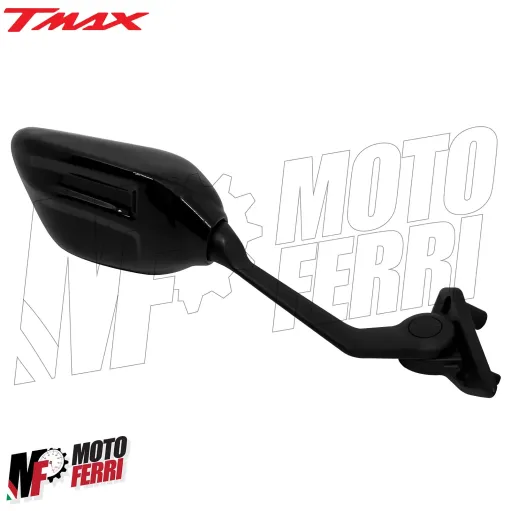 MF5892 Calotta Specchietti Nero Lucido Racing Yamaha TMax  530 560 mod 2015/2024