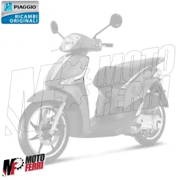 MF5897 Deflettore Cromato Anteriore Sinistro per Piaggio Liberty 50 125 150 iGet 2