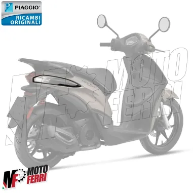 MF5900 Cornice Posteriore Destra per Piaggio Liberty 50 125 150 iGet 2015 / 2024