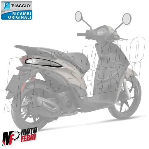 MF5900 Cornice Posteriore Destra per Piaggio Liberty 50 125 150 iGet 2015 / 2024