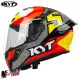 MF5906 Casco Integrale KYT TT Course Flux Rosso / Giallo