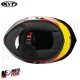 MF5906 Casco Integrale KYT TT Course Flux Rosso / Giallo