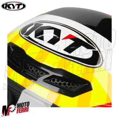 MF5906 Casco Integrale KYT TT Course Flux Rosso / Giallo